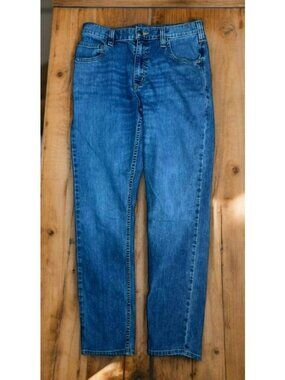 Carhartt Relaxed Fit Mens Medium Wash Jeans 31x34